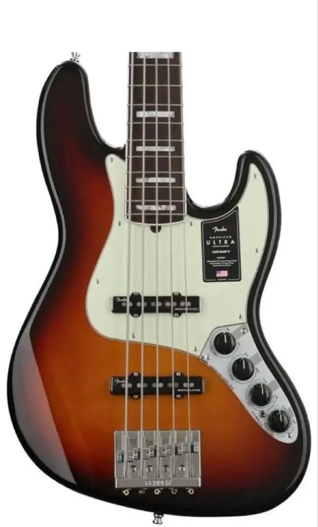 ベース FENDER American Ultra Jazz Bass V Fender Electric Bass American Ultra Jazz V Safe delivery