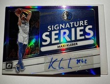 2020-21 Donruss Optic Maxi Kleber Signature Series Auto Prizm Dallas Mavericks