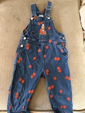 Christian Robinson Toddler Microscope Embroidered Overalls x Target Blue 3T