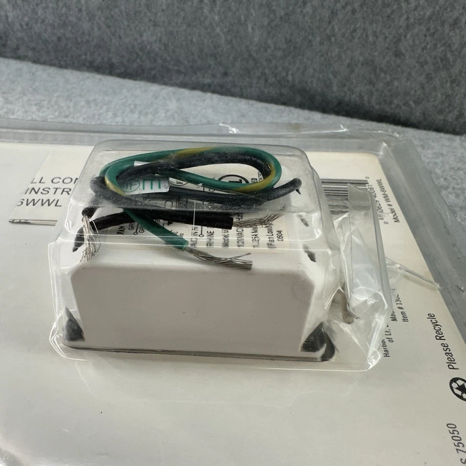 Interruptor de control de ventilador de techo Harbor Breeze de 4 velocidades 130624 modelo WM-6WWL Foto 4 de 4