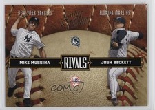 2004 Donruss Leather & Lumber Rivals /2499 Mike Mussina Josh Beckett HOF 1gh7