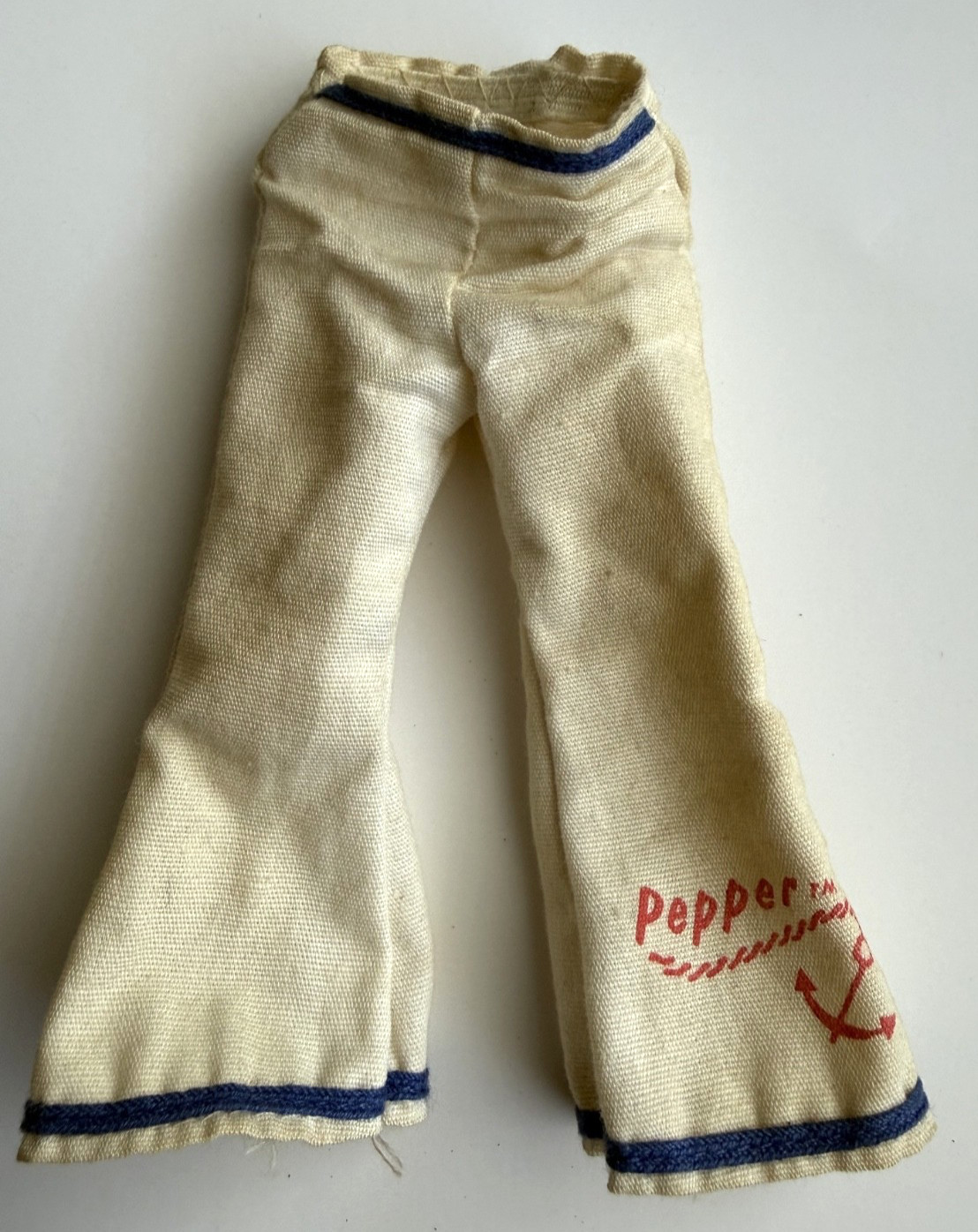 Vintage 1960s Ideal Pepper Doll Tammy’s Sister Sailor Pants, Some TLC