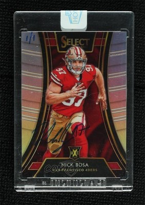 2022 Panini Honors Recollection Collection 1/1 Nick Bosa #18PSS-318 Auto 06bg