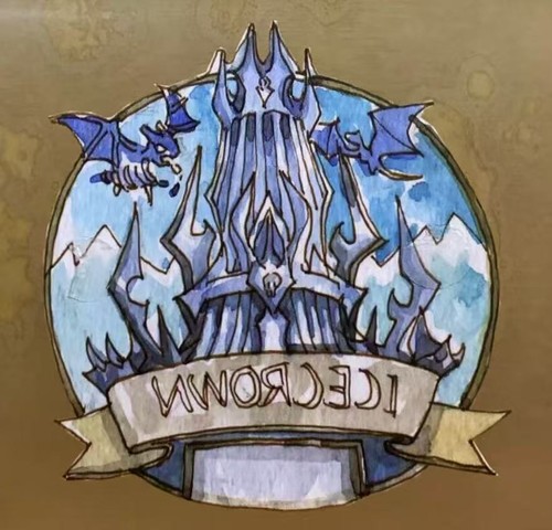 Médaille insigne magnétique ICECROWN 2025 Blizzard World of Warcraft Explorant Azeroth - Photo 3/6