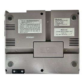 Original NES Nintendo Console Gray NES-001 w/Two Controllers Tested Works