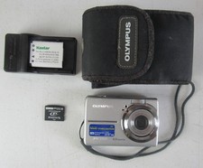 Olympus FE-190 Digital Camera With Charger Battery Sim Card  Case