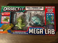 Dissect it Mega Lab Frog Piranha Synthetic Dissection Kit Homeschool Science