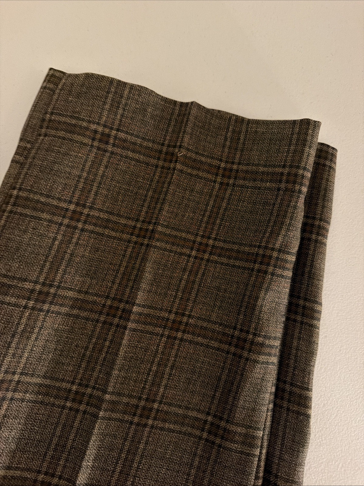 Stacy Adams Men's 40x32 Brown Plaid Dress Pants Trousers 100% Rayon NWT 601P image 7