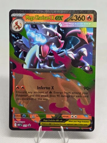 Mega Charizard X ex - 029 029 P ME: Mega Evolution Promo Pokemon NM/M