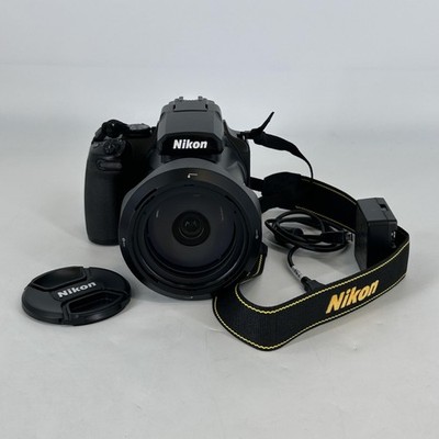 Nikon Coolpix P1000 16MP Digital Camera w/ Battery/Body Cap/Lens Hood- Very Good