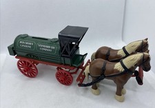 ERTL Amoco Horses and Tank Wagon Bank, With Box