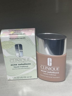 Clinique Anti Blemish Solutions Liquid makeup 16 Fresh Porcelain Beige (MF) 1 oz