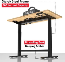 WORKPRO 48" Electric Standing Desk 500 LBS Load Capacity Work Table Workbench US
