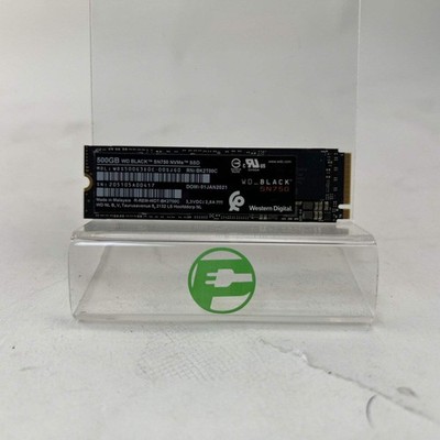 Western Digital 2280mm Black SN750 500GB M.2 NVMe Gen 3.0 x 4 SSD WDS500G3X0C-OO