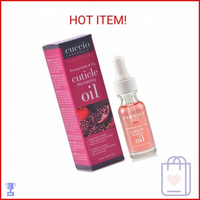 Cuccio Pomegranate & Fig Cuticle Revitalizing Oil   Hydrating 0.5 oz Nail & Cuti