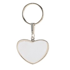 Sublimation Blank Keychain Metal Keyring Heat Transfer Keychain for Christmas
