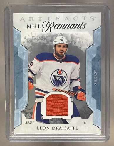Leon Draisaitl #NR-LD 2023 Upper Deck Artifacts NHL Remnants card