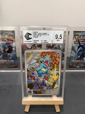 CCC 9.5 Pokémon JCC Kaiminus MEP 048 Promo Holo FR Carte gradée - Photo 1/2