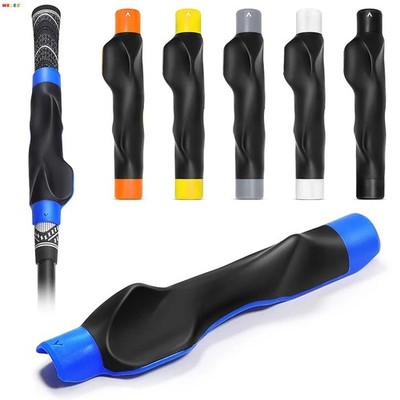 Golf Grip Trainer Attachment for Improving Hand Positioning