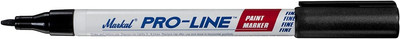 Markal 96873 PRO-LINE Fine Valve-Actuated Tip Black Permanent Paint Marker