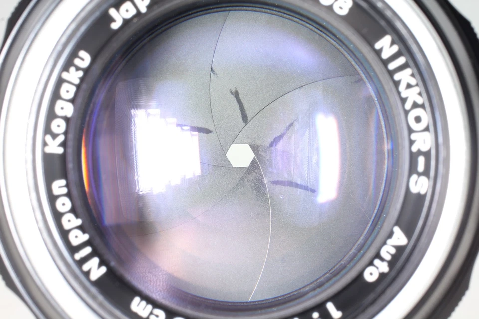 [COMO NUEVO con CAPUCHA] Lente Nikon Nikkor-S Auto 5,8 cm 58 mm f/1,4 No Ai MF de JAPÓN Foto 3 de 4