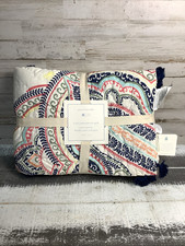 Pottery Barn Baby, Scarf Embroidered Quilt 36"x50"