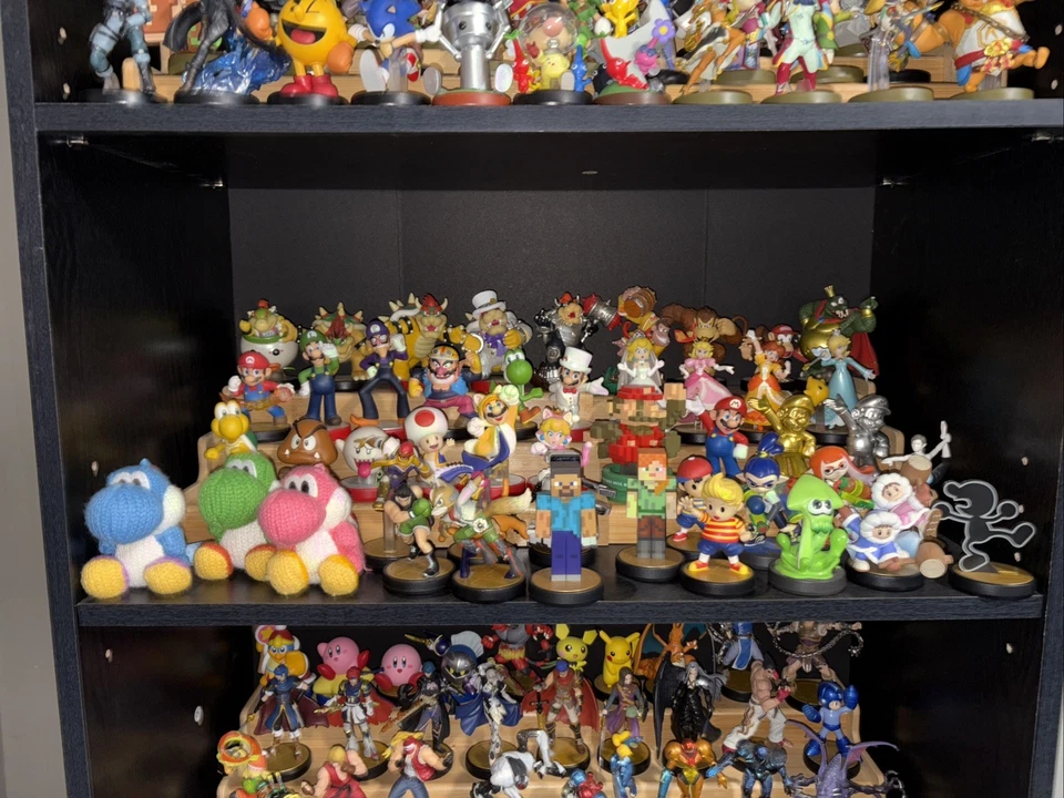 Lote de 137 Figuras Amiibo Super Smash Bros Mario Donkey Kong Zelda Etc Foto 3 de 4