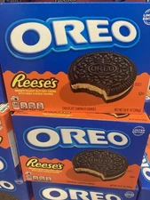 Oreo Reese’s Peanut Buttery Crème Cookies with Oreo Crumbs Limited Edition