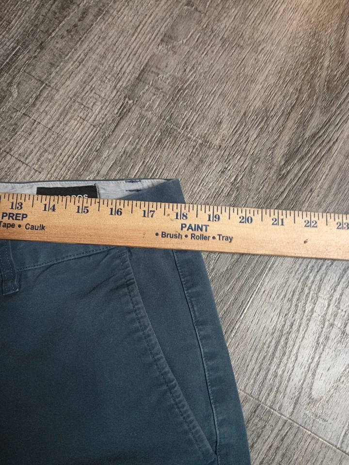 Bonobos Pants Mens 36x32 Blue Straight Leg Washed Chino Pants Mid Rise Preppy - Image 4 of 4