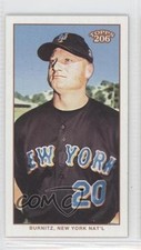 2002 Topps 206 Mini Black Piedmont Back Jeromy Burnitz (Portrait) #260 0a1