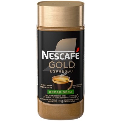 Nescafe GOLD Decaf Espresso Premium Instant Roast & Ground Coffee