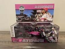 Helio Castroneves 2021 Auto Nation Indy 500 Champion Greenlight 1/18