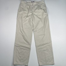 Chaps Pants Men’s 36x34 Beige Chino Trousers Measures 36x33