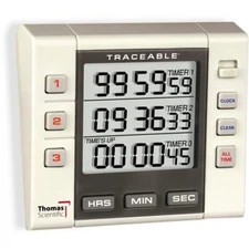 NEW OPEN BOX Thomas 9371W13 Traceable 5000 Three-Channel Alarm Timer