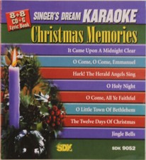CHRISTMAS MEMORIES SINGER's KARAOKE DREAM CDG w/ Background TracksO Holly Night