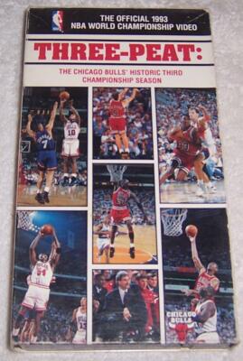 Three-Peat Chicago Bulls' Historic Third Championship Season VHS