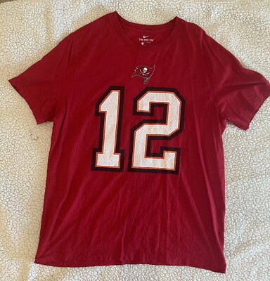 Tom Brady #12 Tampa Bay Bucaneers Nike Jersey Shirt Men s Large