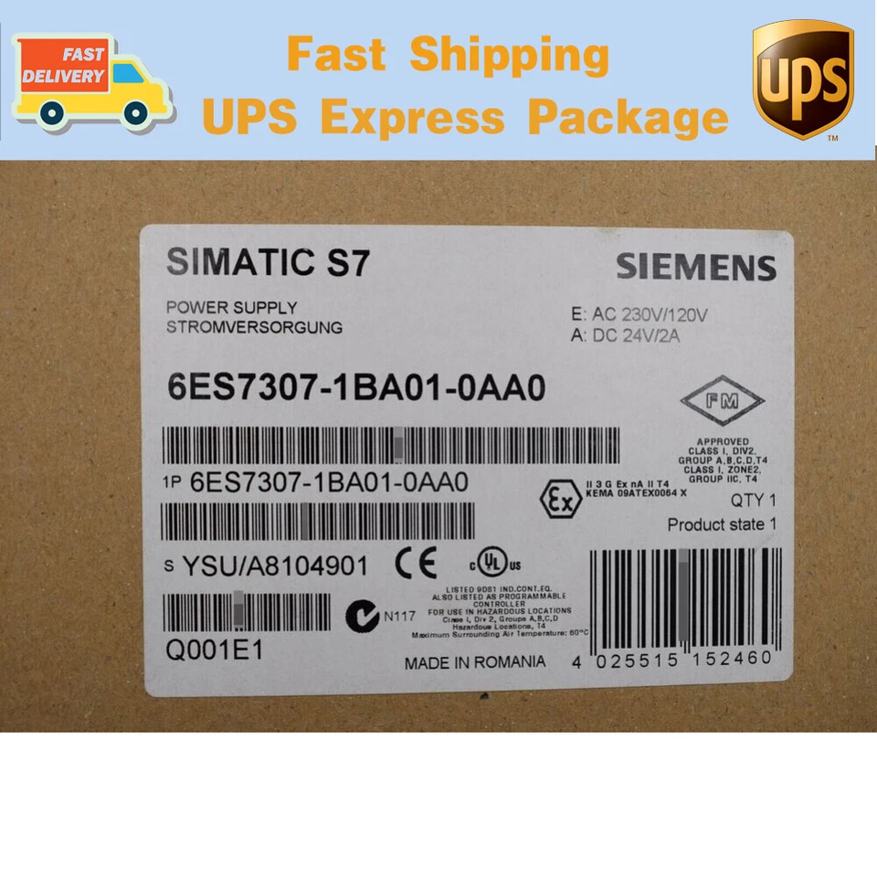 6ES7307-1BA01-0AA0 Siemens Input AC120/230 V Output DC24 6ES7307-1BA01-0AA0 GQ - Image 3 of 4