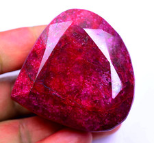 541.50 Ct Natural Huge Red Ruby Certified Earth-Mined Pear Cut Loose Gemstone
