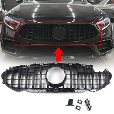 For Mercedes-Benz CLS W257 C257 Kühlergrill Frontgrill GT Schwarz Glanz