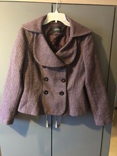 Louis Charles Purple Tweed Jacket Size 14
