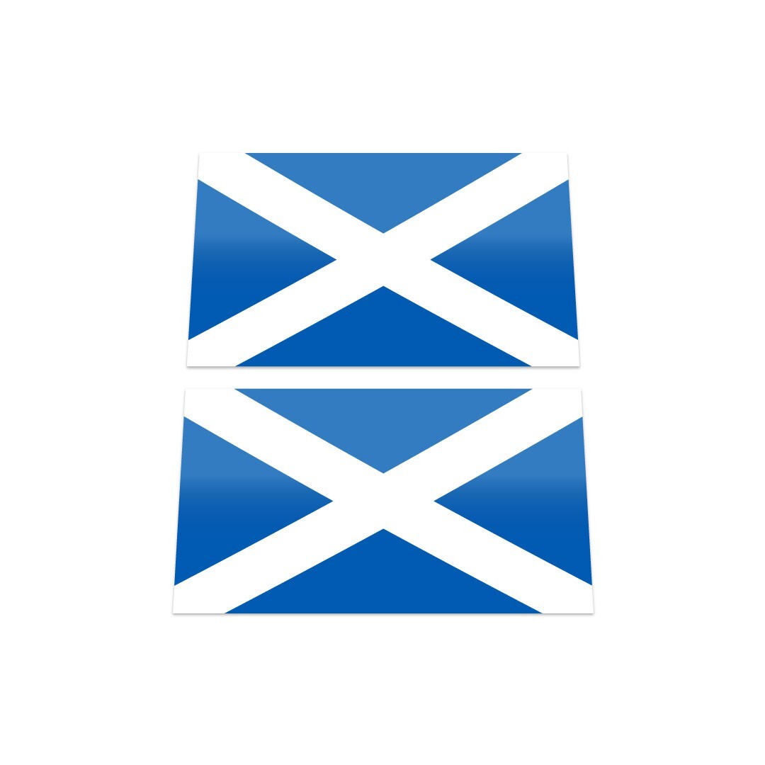 Scotland Souvenirs Scotland Saltire Flag Oval Car Sticker - 150mm X 100mm Glossy Vinyl Decal, Self-Adhesive, Made In UK Scotland Car Sticker - Foto 2