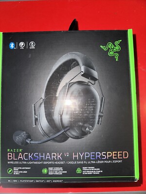 NEW Razer Blackshark V2 Hyperspeed Wireless Gaming Headset - Black