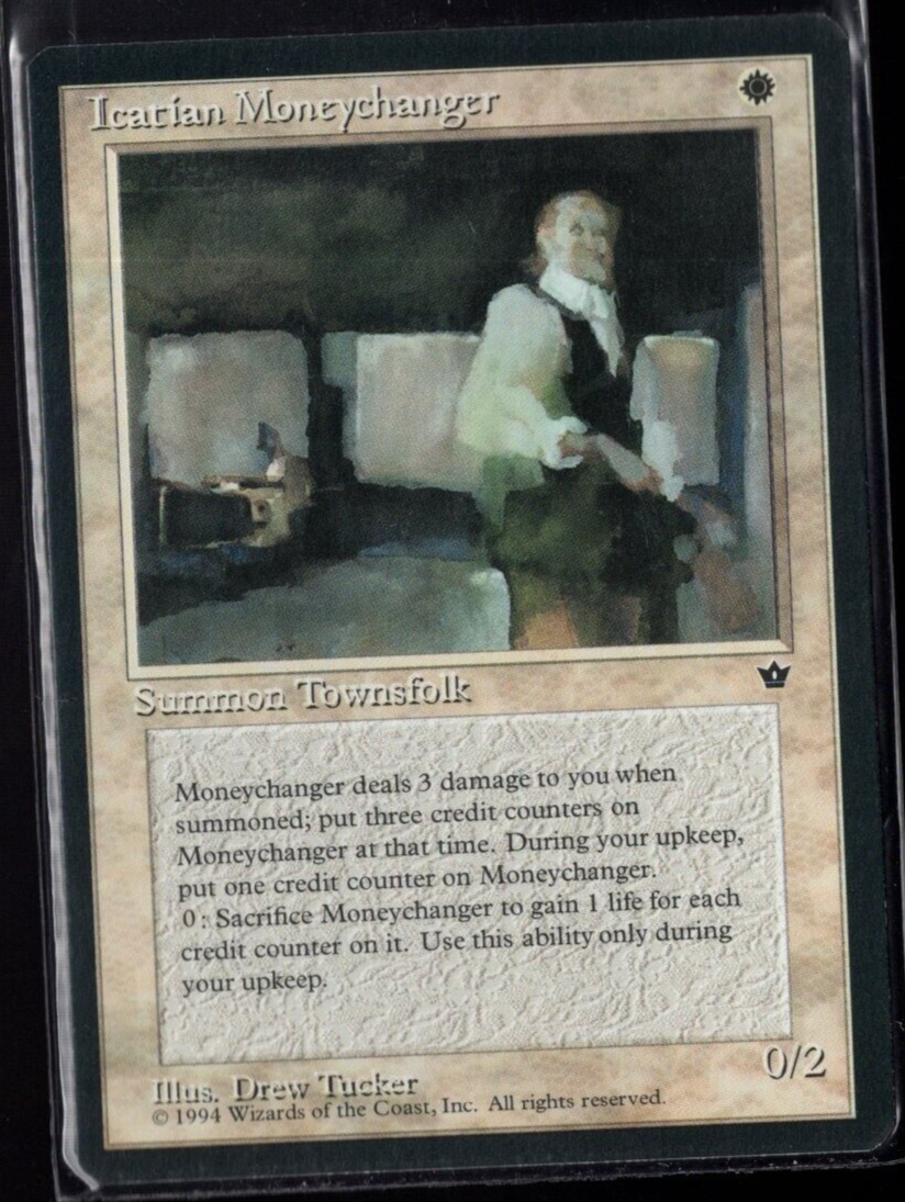 Icatian Moneychanger (Tucker) Vintage Common Fallen Empires Magic TCG NM