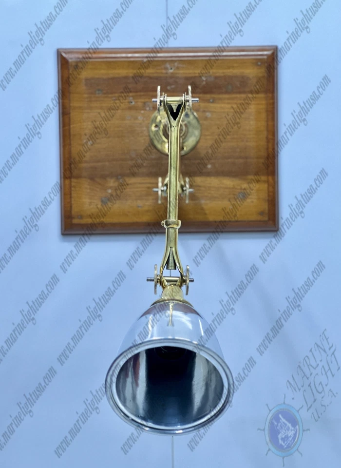 Modern Adjustable Home Wall Decor Industrial Style Antique Marine Lamp Fixture - Image 3 of 4