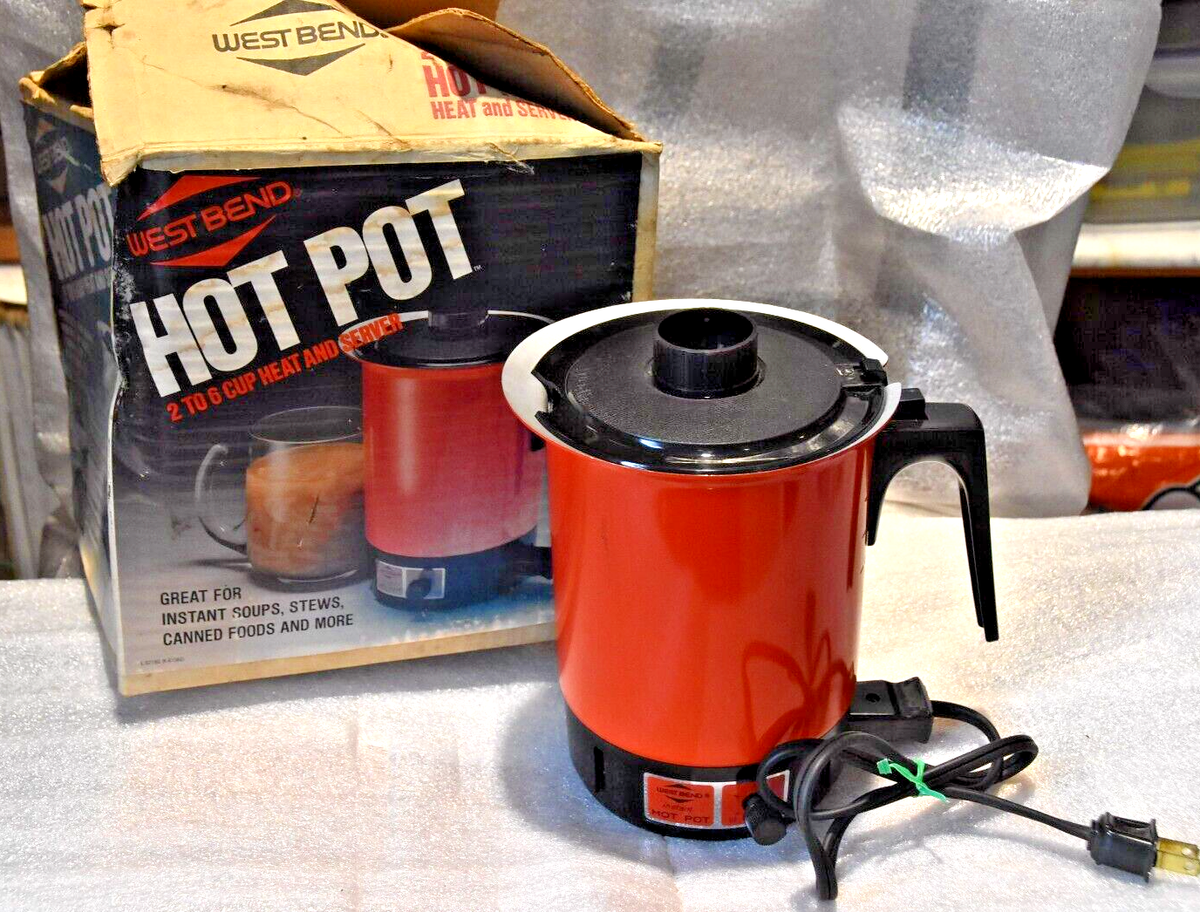 Vintage 1980's West Bend 3253 6 Cup Instant Hot Pot*/ | eBay
