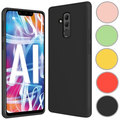 Schutzhülle Silikon Hülle Für Huawei Mate 20 Lite Handy Tasche Case Cover matt
