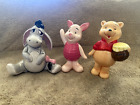 Winnie The Pooh Vintage Ceramic Eeyore, Pooh, and Piglet Figurines
