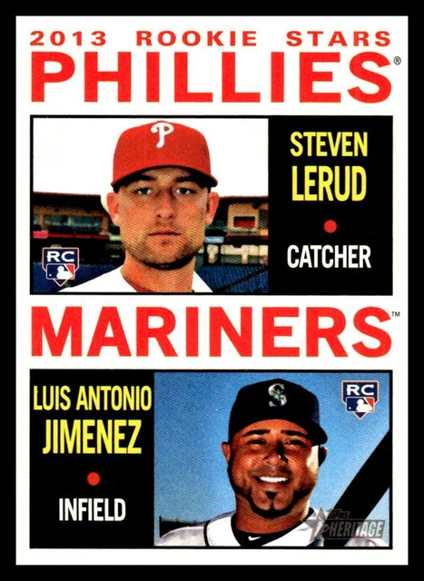 2013 Topps Heritage #226 Rookie Stars Steven Lerud / Luis Antonio Jimenez