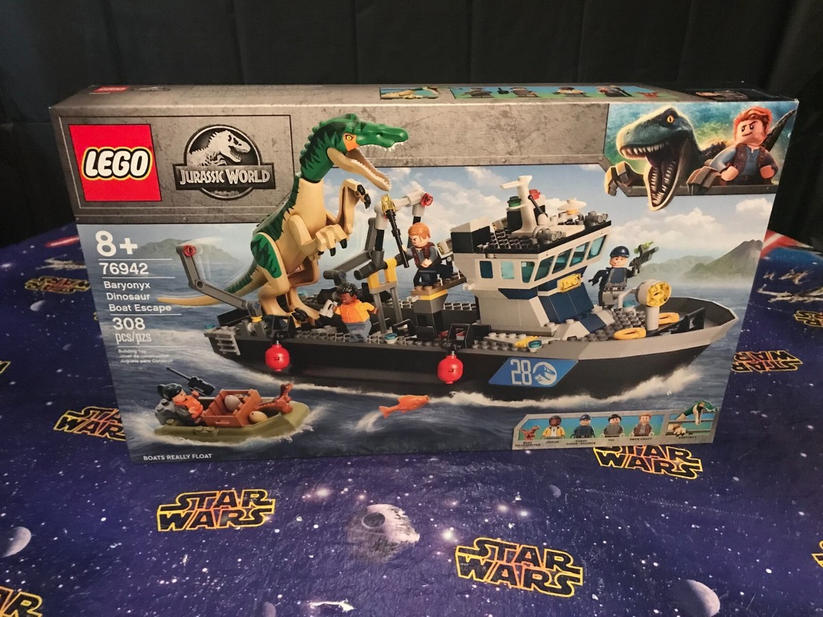 LEGO Jurassic World: Baryonyx Dinosaur Boat Escape 76942 308